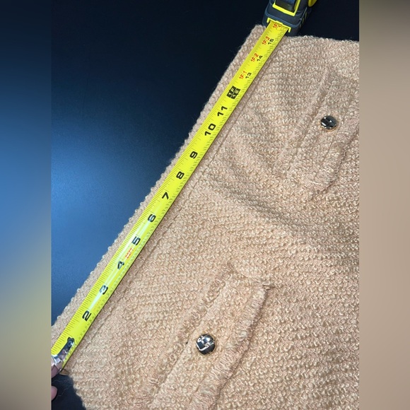 Ann Taylor Tan Tweed Below Knee A-Line Skirt Size 10 Petite NWOT - Picture 8 of 8